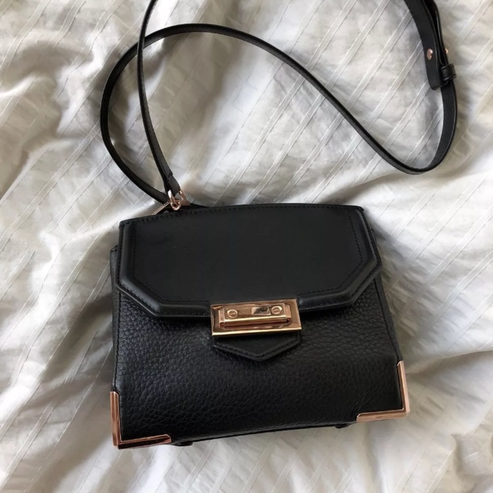 SOLD Alexander Wang Marion Bag in Black/Rose Gold